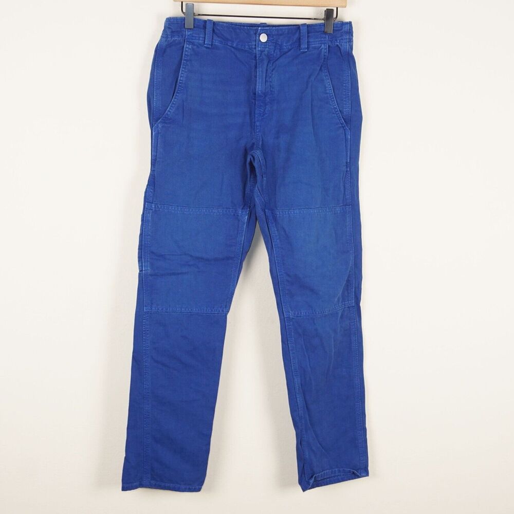 Banana Republic Mill Valley Surplus Mountain Blue Relaxed Tapered Pants 30s